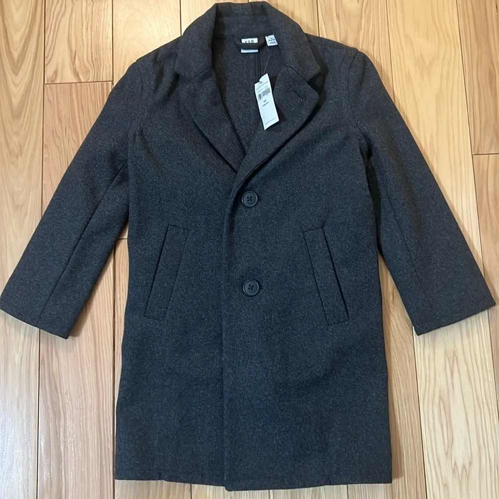 Baby gap boys long gray blazer size XS new